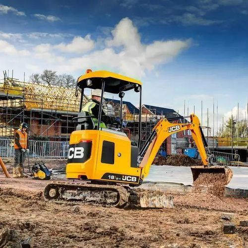 Mini pelle - 18Z-1 - JCB - sur chenilles / diesel / pour chantier de construction
