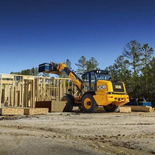 Chariot élévateur télescopique à moteur diesel - TM320 - JCB - ergonomique / à charge utile élevée / articulé
