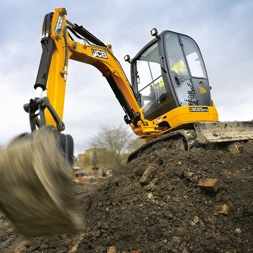 Mini pelle - 25Z-1 - JCB - sur chenilles / diesel / sans déport arrière