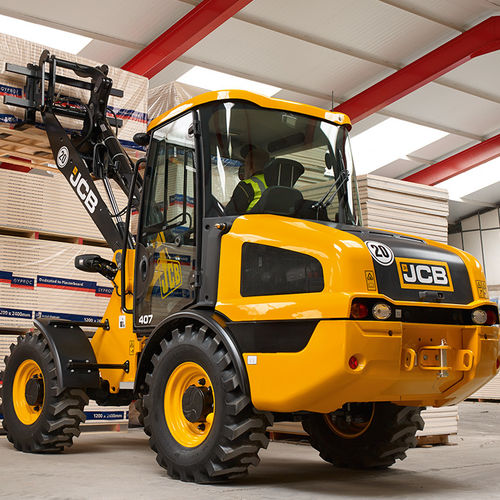 Chargeuse à roues - 407 - JCB - articulée / compacte / d'extérieur
