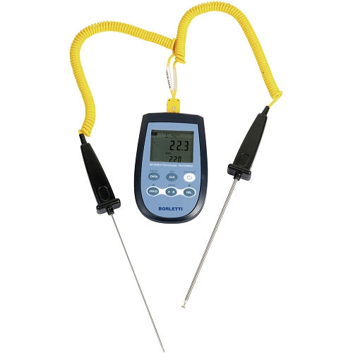 Thermomètre à thermocouple - TEDM - Borletti - avec afficheur LCD / °C / portable