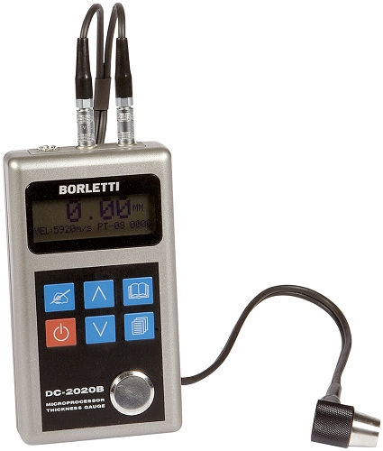 Mesureur d'épaisseur de métal - DC2000C - Borletti - pour matériaux non-ferreux / portable / à ultrasons