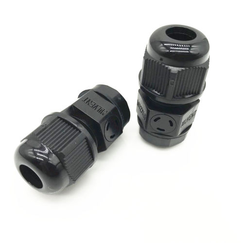 Presse-étoupe en plastique - MIV-CA12B - Shenzhen Milvent Technology Co.,Ltd - IP68 / droit / fileté