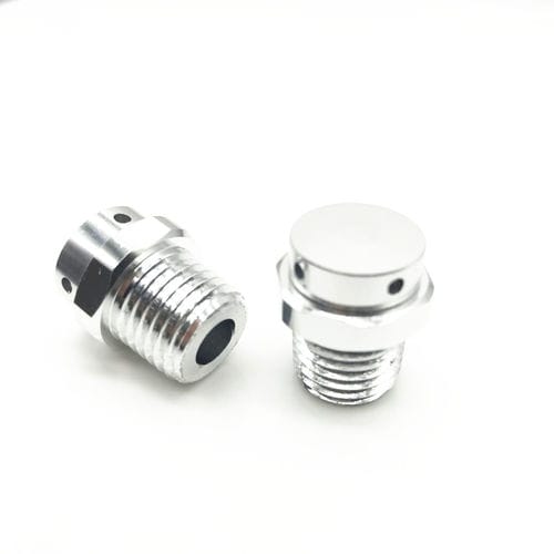 Bouchon de pressurisation -  MIV-NPT1-4MS - Shenzhen Milvent Technology Co.,Ltd - cylindrique / fileté / en métal
