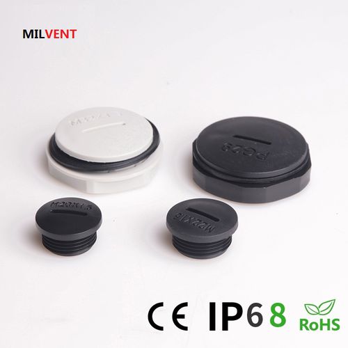 Bouchon rond - MIV-NSP - Shenzhen Milvent Technology Co.,Ltd - fileté / en nylon / de protection