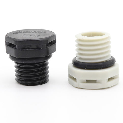 Bouchon à tête hexagonale - MIV-12B - Shenzhen Milvent Technology Co.,Ltd - fileté / en plastique / d'évent