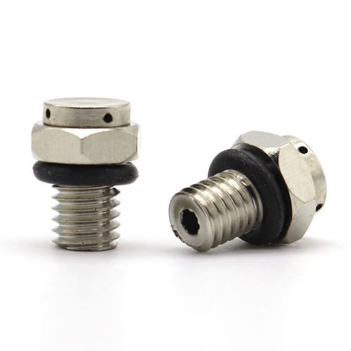 Bouchon hexagonal - MIV-06MS - Shenzhen Milvent Technology Co.,Ltd - fileté / en laiton nickelé