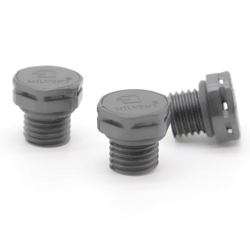 Embout recouvrant fileté - Shenzhen Milvent Technology Co.,Ltd - cylindrique / en plastique / de protection