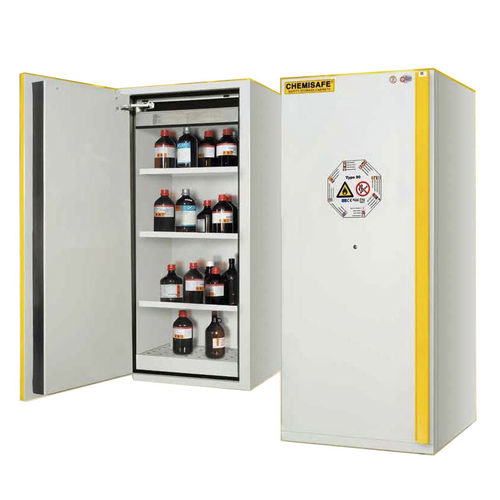Armoire de stockage - CSF240 series - Chemisafe - au sol / à étagères / simple porte