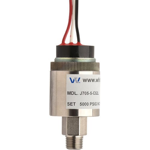 Pressostat à piston - J705 High Pressure High Set Point Switch - Whitman Controls Corporation - fils nus / fileté / pour gaz