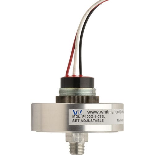 Pressostat à membrane - P100G  - Whitman Controls Corporation - pour gaz / basse pression / haute précision