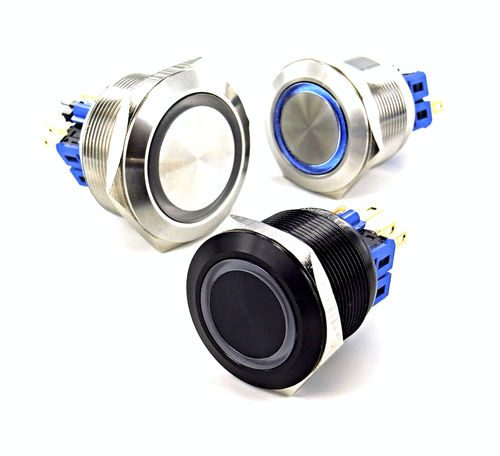 Bouton poussoir antivandalisme - SOAV5 series - TactHill by Kynoppe - à ressort / étanche à l'eau / étanche à la poussière