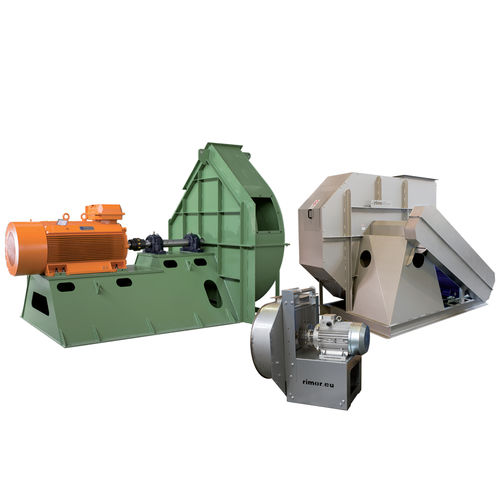 Ventilateur centrifuge - Rimor - à aubes droites inclinées vers l'avant / à réaction
