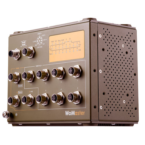 Commutateur Ethernet administrable - MP310 series - WoMaster - 10 ports / Gigabit Ethernet / de niveau 3