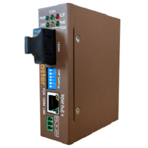 Commutateur Ethernet administrable - DP101 - WoMaster - 10/100BaseT(X) / de fibre optique / PoE