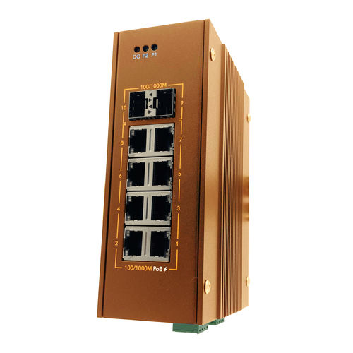 Commutateur Ethernet PoE - DP410L-LV - WoMaster - administrable / 10 ports / de niveau 2