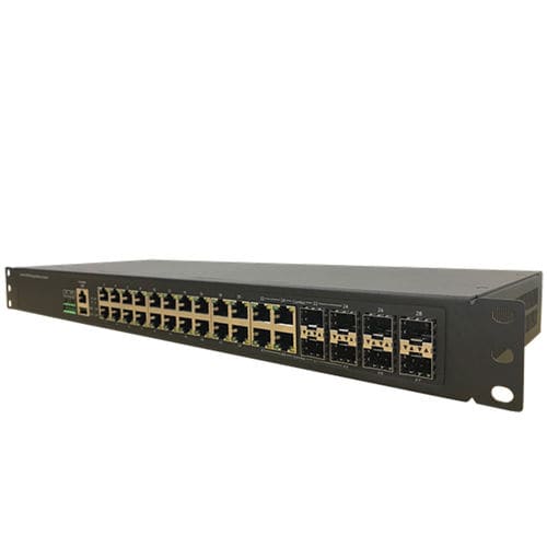 Commutateur Ethernet administrable - RS428 series - WoMaster - 28 ports / de niveau 2 / Gigabit Ethernet