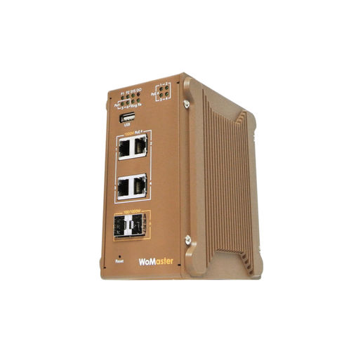 Commutateur Ethernet administrable - DP406 - WoMaster - 6 ports / gigabit / à liaison sans fil