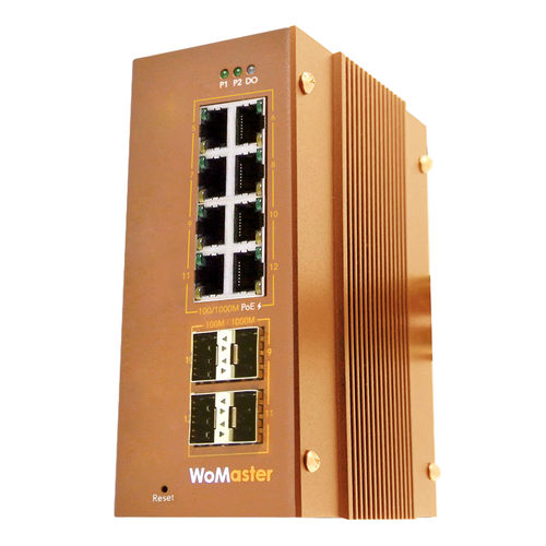 Commutateur Ethernet administrable - DP612 - WoMaster - 12 ports / gigabit / de niveau 3