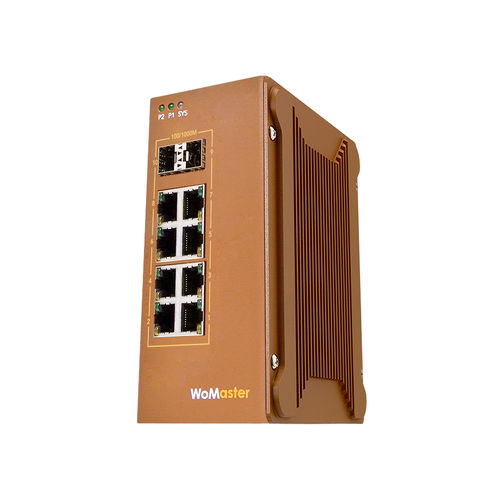 Commutateur Ethernet administrable - DS610 - WoMaster - 8 ports / gigabit / de niveau 3