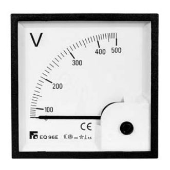 Voltmètre analogique - EQE - EQFE series - F.C. Misure - stationnaire / AC