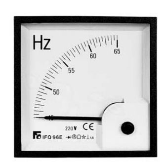 Fréquencemètre analogique - 45 - 65 Hz | IFQE series - F.C. Misure