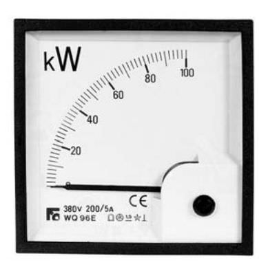 Appareil de mesure de puissance encastrable - 100 kW | WQE series - F.C. Misure - analogique