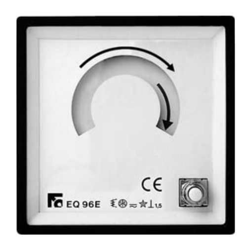 Indicateur de séquence de phase - 40 - 400 Hz | EQ96SE - F.C. Misure - analogique / pour montage sur panneau