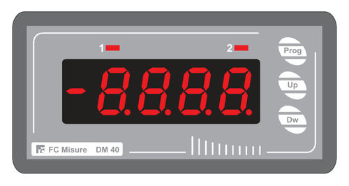 Indicateur de process - 48 x 96 mm, 3 VA | DM 40 - F.C. Misure - numérique / pour montage sur panneau