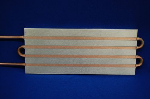 Plaque froide à refroidissement liquide - HB-4P Series - D6 Industries, Inc. - en aluminium / en cuivre