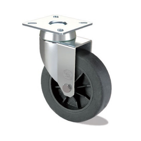 Roulette pivotante - FG S5 GP series - Tecno Ruote Group Srl - à platine / pour faible charge / pour meuble