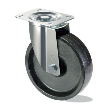 Roulette pivotante - B S10 GP  - Tecno Ruote Group Srl - à platine / pour applications haute température / double