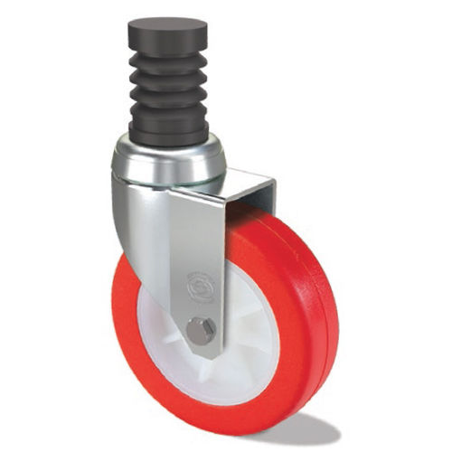 Roulette pivotante - FM S5 GP - Tecno Ruote Group Srl - à platine / double / en polyuréthane