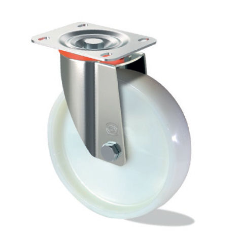 Roulette pivotante - N S10 GP - Tecno Ruote Group Srl - à platine / de manutention / en nylon