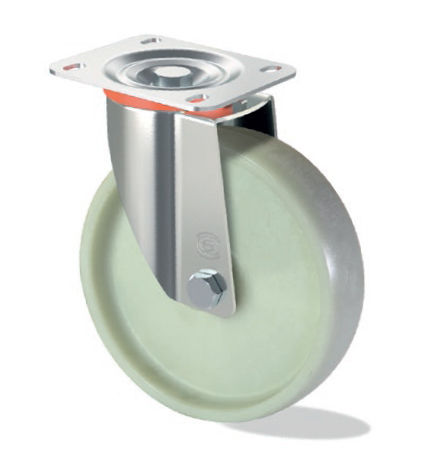 Roulette pivotante - NV S10 GP - Tecno Ruote Group Srl - à platine / en nylon / en acier embouti
