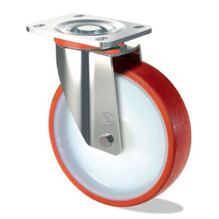 Roulette pivotante - M S15 GP - Tecno Ruote Group Srl - à platine / pour fortes charges / en polyuréthane