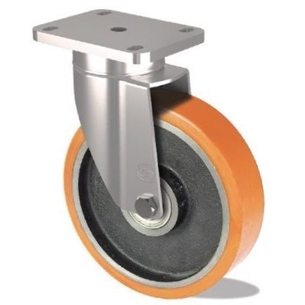 Roulette pivotante - V S20 GP - Tecno Ruote Group Srl - à platine / en acier / en polyuréthane