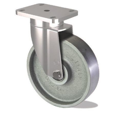 Roulette pivotante - H S20 GP - Tecno Ruote Group Srl - à platine / en fonte / à roulement à billes