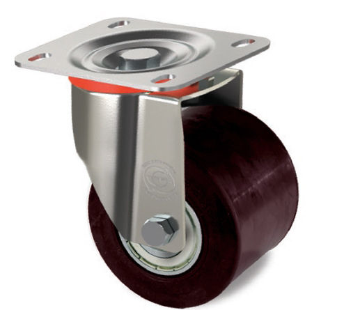 Roulette pivotante - RN S10 GP - Tecno Ruote Group Srl - à platine / en nylon / à cylindres