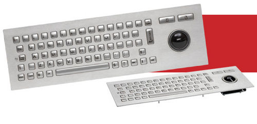 Clavier encastrable - J86-4400 series - CHERRY - à touches mécaniques / avec trackball / industriel