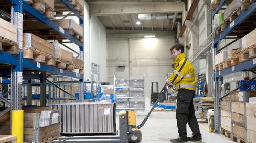 Transpalette électrique - NPP series - Cat Lift Trucks - 24 V / 48 V / pour entrepôt