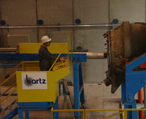 Système de nettoyage thermique - BARTZ MASCHINENBAU GMBH - pour l'industrie de la fonderie / carrousel