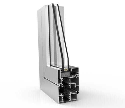 Profilé en aluminium - XP-60 TH+  - EXTRUGASA INTERNACIONAL S.A. - rainuré / pour fenêtre