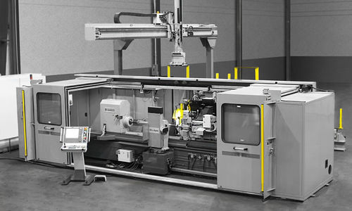 Machine de tournage CNC - MASCHINENFABRIK HERKULES GMBH & CO. KG - à haute productivité / compacte / à chargement/déchargement automatisé