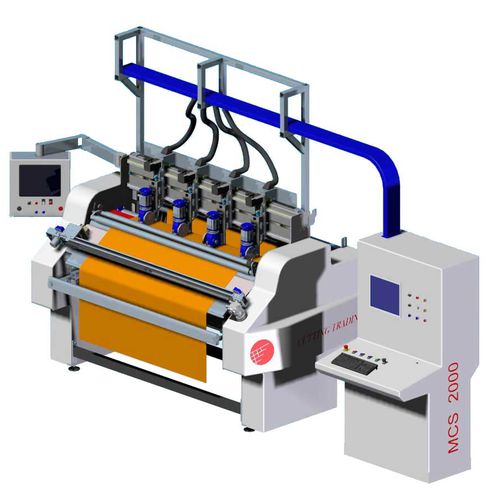 Système de découpe à lame rotative - MCS 1000, MCS 3500 - Cutting Trading International SRL - pour tissus / NC / multitête