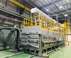 Four à sole mobile - HANWHA MACHINERY - de calcination / batch