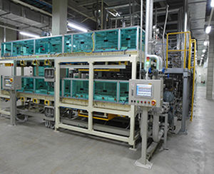 Four à sole mobile - HANWHA MACHINERY - de calcination / à gaz