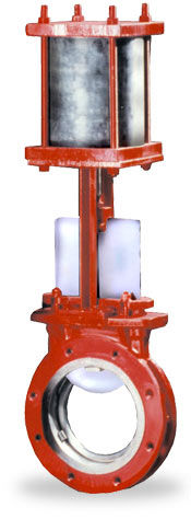 Vanne à guillotine - G series - Red Valve - à commande pneumatique / de contrôle / pour produits chimiques