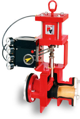 Vanne à manchon - 5200 - Red Valve - à commande pneumatique / de contrôle / pour boue