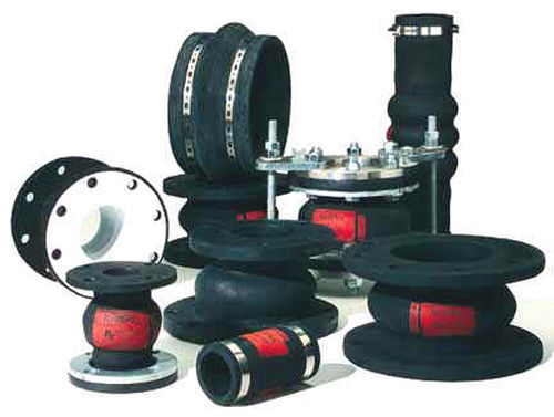 Compensateur de dilatation en caoutchouc - J1 series - Red Valve - rond / à bride / pour eaux chargées